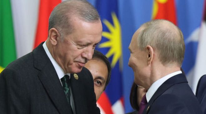 Cumhurbaşkanı Erdoğan, Putin ile görüştü