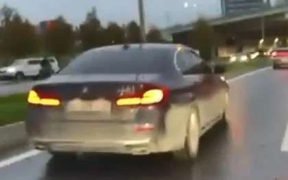 Büyükçekmece’de akılalmaz anlar: Trafik magandası anbean kamerada!